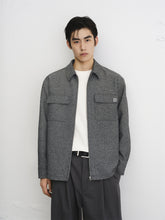 Men's Tweed-Inspired Overshirt